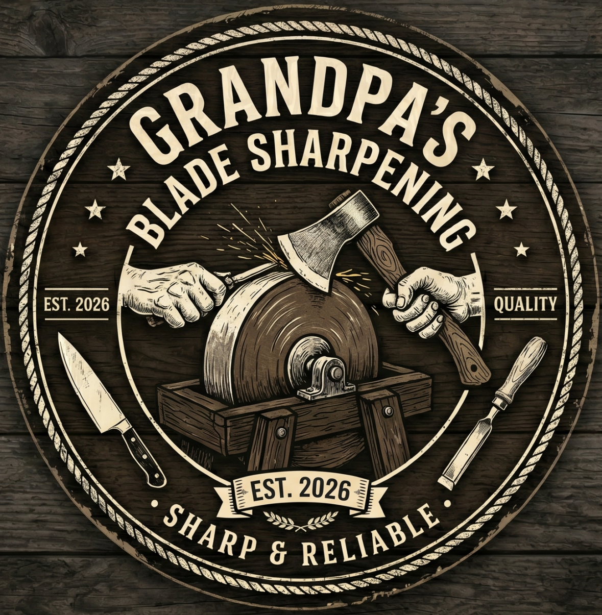 Grandpas Blade Sharpening